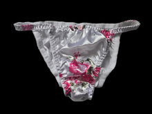 Load image into Gallery viewer, White used panties, pre-loved and available for discreet purchase with fast shipping.