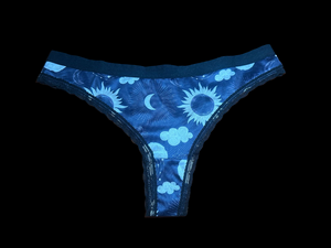 BLUE CLOUD THONG