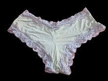 Load image into Gallery viewer, Yellow used panties, pre-loved and available for discreet purchase with fast shipping.