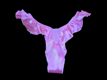 Load image into Gallery viewer, PINK SATIN FLUTTER THONG