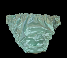 Load image into Gallery viewer, GREEN SATIN RUFFLE FULL BACKS