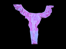 Load image into Gallery viewer, PINK SATIN FLUTTER THONG