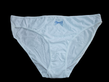 Load image into Gallery viewer, WHITE COTTON BOW BRIEFS