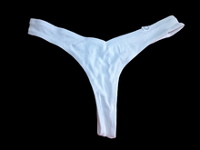 Load image into Gallery viewer, White used panties, pre-loved and available for discreet purchase with fast shipping.