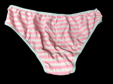 Load image into Gallery viewer, Pink used panties, pre-loved and available for discreet purchase with fast shipping.