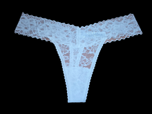 Load image into Gallery viewer, WHITE LACE THONG