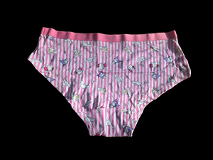 PINK & WHITE STRIPED HELLO KITTY COTTON FULL BACKS