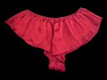 Load image into Gallery viewer, Red used panties, pre-loved and available for discreet purchase with fast shipping.