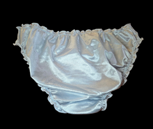 Load image into Gallery viewer, BLUE SATIN RUFFLE FULL BACKS