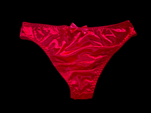 Load image into Gallery viewer, RED SATIN FULL BACKS WITH BOW