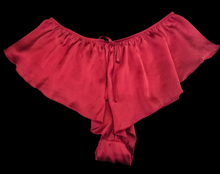 Load image into Gallery viewer, Red used panties, pre-loved and available for discreet purchase with fast shipping.