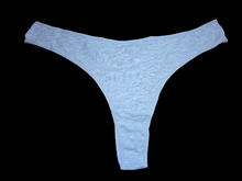 Load image into Gallery viewer, GREY COTTON THONG