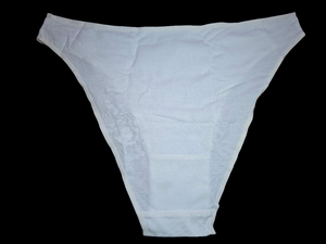 WHITE COTTON STRAWBERRY HIGH LEG PANTIES