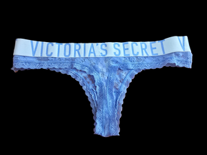 Blue used panties, pre-loved and available for discreet purchase with fast shipping.