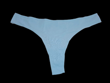 Load image into Gallery viewer, LIGHT BLUE COTTON THONG